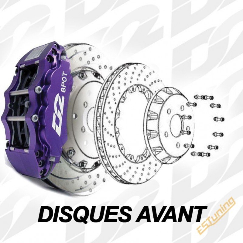 Replacement Front Discs for D2 Racing Brake Kits