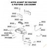 Spare Parts for D2 Racing Front Brake Kits - 6 Pistons 330/356 mm