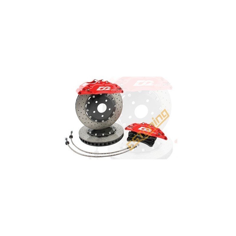 D2 Racing Brake Kits - Rear : 4, 6 & 8 Pot (286 to 421 mm)