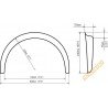 Legend Fender Flares - 110 mm
