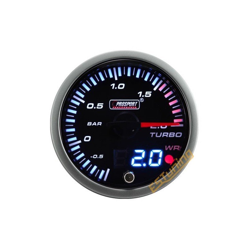ProSport JDM "Dual Display" Boost Pressure Gauge (60 mm)