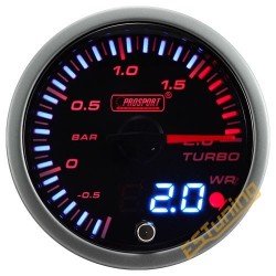 ProSport JDM "Dual Display" Boost Pressure Gauge (60 mm)