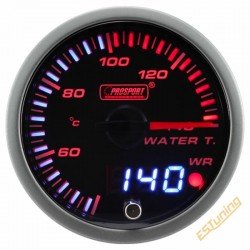 ProSport JDM "Dual Display" Water Temperature Gauge (60 mm)