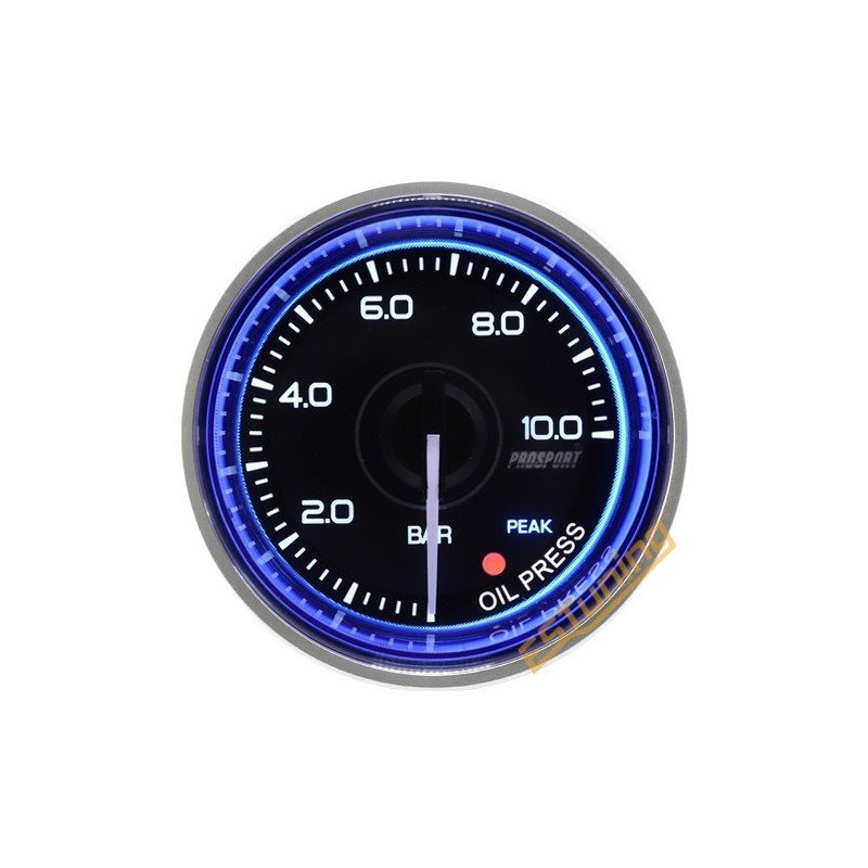 ProSport Crystal Oil Pressure Gauge
