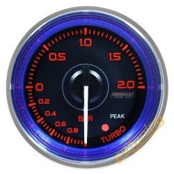 ProSport Crystal Boost Pressure Gauge