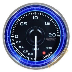 ProSport Crystal Boost Pressure Gauge