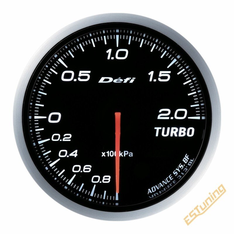 Défi BF Boost Gauge, White, 60 mm