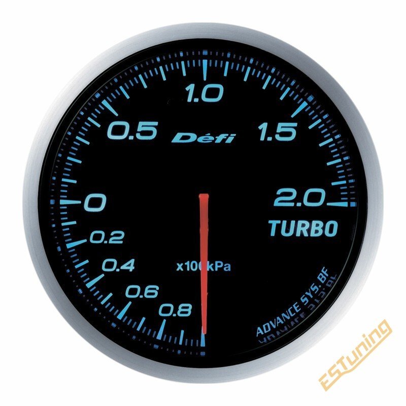 Défi BF Boost Gauge, Blue, 60 mm