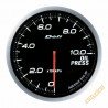 Défi BF Oil Pressure Gauge, White, 60 mm