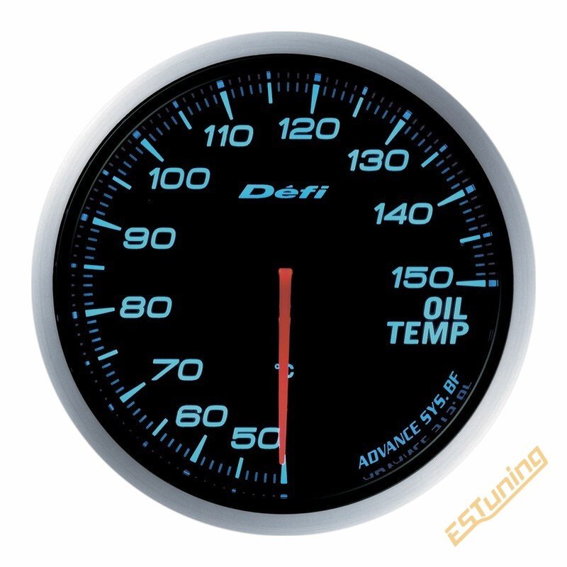 Défi BF õli temperatuuri näidik, sinine, 60 mm