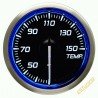 Défi Racer N2 Water & Oil Temperature Gauge, 60 mm, Blue
