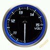 Défi Racer N2 Volt Gauge, 52 mm, Blue
