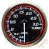 Défi Racer N2 Boost Gauge, 3 bars, 60 mm, Red