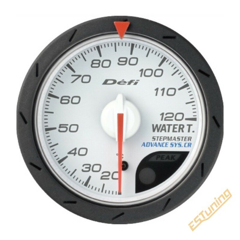 Défi Advance CR Water Temperature Gauge, White, 52 mm