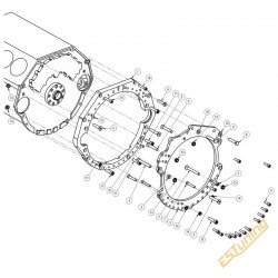 Adapter Plate - BMW M50/M52/M57 Gearbox on BMW V8 M60 Engine