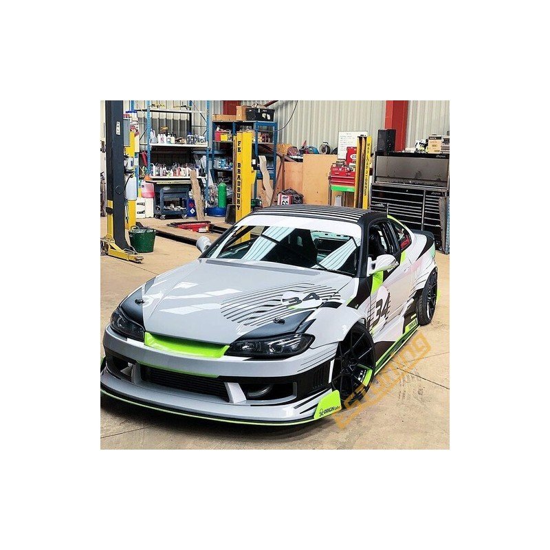 Origin Labo Raijin 雷神 Side Skirts for Nissan Silvia S15