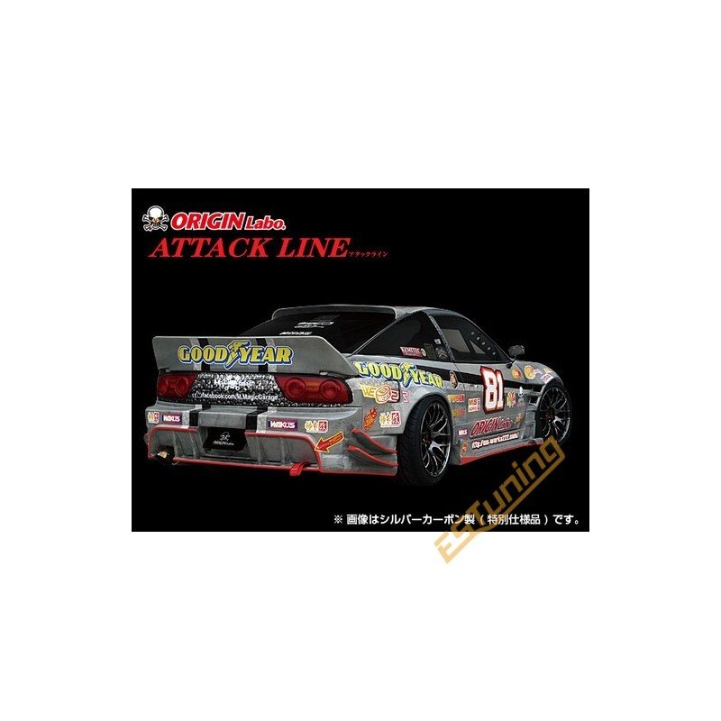 Origin Labo Attack Line Rear Bumper for Nissan 200SX S13