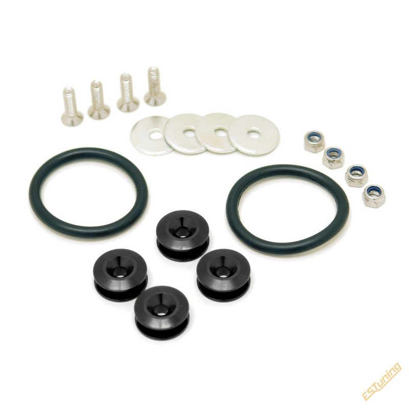 Universal Bumper Quick Release Kit, Black