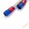Braided Oil Cooler Lines - 140cm - Dash 10 Alloy Fittings (Sold Per Pair)