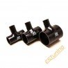 Silikoon T-Liitmik Ø38 mm, Pikkus 102 mm, Paksus. 4 mm, Must