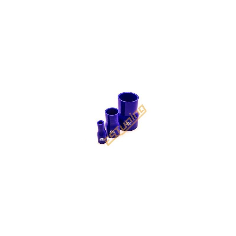 Silicon Reducer Ø19-16 mm, Length 102 mm, Thick. 4 mm, Blue