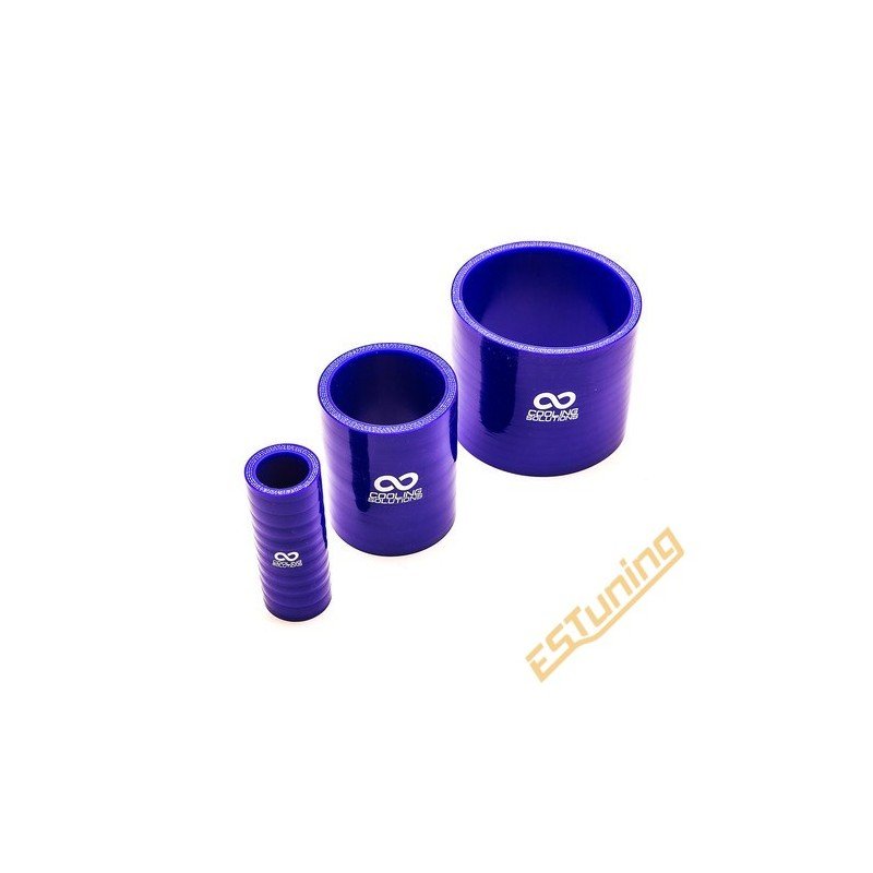 Silicon Joiner Ø22 mm, Length 76 mm, Thick. 4 mm, Blue