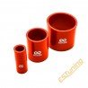Silicon Joiner Ø45 mm, Length 76 mm, Thick. 4 mm, Red