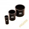 Silicon Joiner Ø13 mm, Length 76 mm, Thick. 4 mm, Black