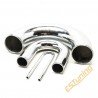 Alumiinium 180° Nurk Ø80 mm, Pikkus 500 mm