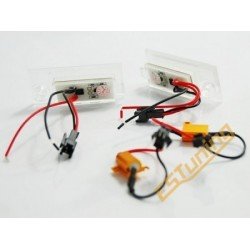 License LED lights Audi A6 C5 sedan