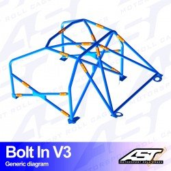 V3 Bolt-In 6-punkti...