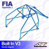 V3 Bolt-In 6-punkti Turvapuur, Citroen C2 - FIA