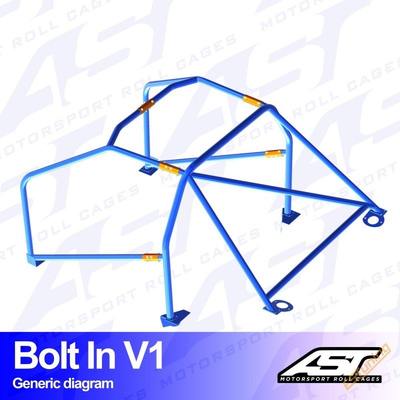 V1 Bolt-In 6-punkti Turvapuur, Ford Escort MK1 - 2-ukseline - FIA