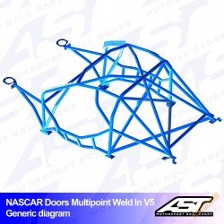 V5 Nascar Weld-In 10-punkti...