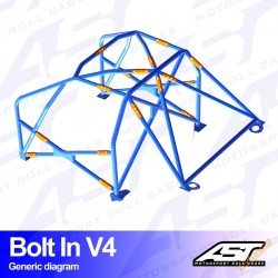 V4 Bolt-In 6-punkti...