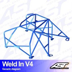 V4 Weld-In 8-punkti...