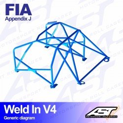 V4 Weld-In 8-punkti...